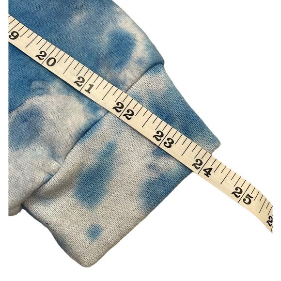 Sublime Tour Blue Tie Dye Sweatshirt Size Medium Y2K Grunge Crew Neck EUC - Picture 7 of 7